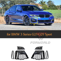 Grille de protection des feux antibrouillard avant FORWORLD G20 G28 pour BMW Série 3 M Sport 2019 2020