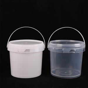 5 ליטר מזון כיתה מזון שקוף דלי פלסטיק לבן שקוף מכסה ציפורניים עמיד חביות פופקורן אגוזים חלב תה מים בנזין מותאם אישית - Product Image 6