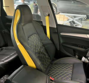 Vente en gros de nouveaux accessoires intérieurs en cuir de luxe personnalisés pour voitures <span class=keywords><strong>électrique</strong></span>s, sièges sport de course adaptés à <span class=keywords><strong>Audi</strong></span> - Product Image 5