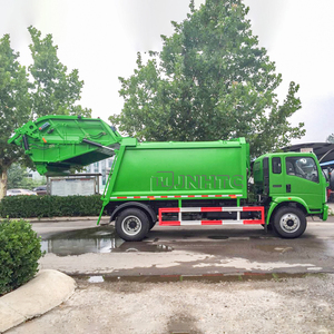 China 4x2 Light-Diesel 5Ton Compactador Cubo de basura Camión de limpieza Transmisión manual Motor Bomba Motor Caja de cambios Núcleo para la venta - Product Image 5