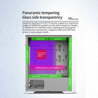 2024 Factory Price COOLMOON Gaming Computer Cases Support OEM&ODM RGB Case High Quality PC Cabinet in Stock