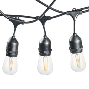 Guirnaldas de luces LED E26 E27, luces de exterior impermeables, bombilla de vidrio, 25000 horas de duración, certificación CE - Product Image 5