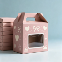 Boîte postale personnalisée en carton ondulé, fermeture intégrée