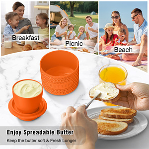 Mantequillera de Cerámica y Silicona de Diseño Europeo, Cuchillo Duradero, Accesorio Ecológico para Cocina, Venta Caliente, Accesorio para Uso Alimentario - Product Image 5