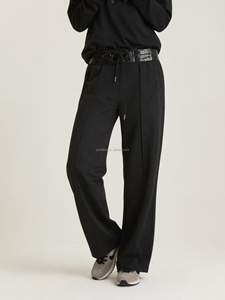 <span class=keywords><strong>Set</strong></span> Sportivo Casual da Donna a Gamba Dritta, Bestseller, Felpa e Pantaloni in Cotone Ricamato, <span class=keywords><strong>Set</strong></span> Lungo 2 Pezzi con Stampa Animalier - Product Image 4