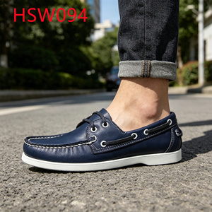 HY, Zapatos Náuticos Delicados Hechos a Mano para Niños y Adultos, Ideales para Vacaciones, Sin Resbalones, de Cuero Suave, Combinan con Todo, Modelo Penny HSW094 - Product Image 4
