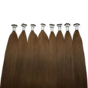 Latest 100g Genius Weft Knitted Light Golden Natural Human Hair Extensions Dual Wave 100cm Remy Hair Grade Straight Style UK