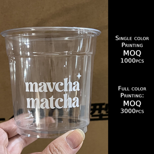 Vasos de Plástico Desechables Transparentes de PET de 95/98 mm, 14 oz/18 oz, para Café Frío, Té de Burbujas, Boba, con Tapa <span class=keywords><strong>y</strong></span> Pajita, Venta al por Mayor - Product Image 3