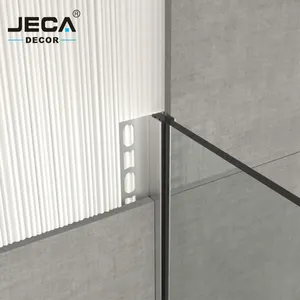 불산 JECA 공장 직접 U 채널 유리 프로필 알루미늄 샤워 벽 프로필 장식 304/316 타일 트림