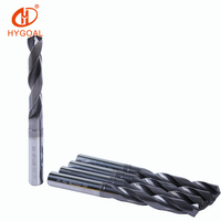 Foret en carbure super dur HYGOAL 3D 5D avec tige de guidage en acier au tungstène pour l'acier inoxydable pour machines-outils