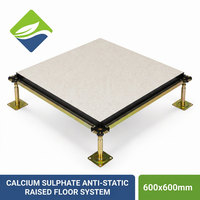 Lantai Akses Terangkat Anti-Statik Kalsium Sulfat HPL 600x600x32mm ISO 9001 14001 45001 Pabrik OEM ODM SENMAI
