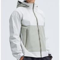Vestes longues d'hiver unisexes avec logo personnalisé coupe-vent imperméable en polaire noire à fermeture éclair avec motif solide nouveau design