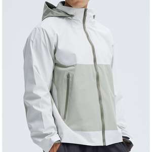 Vestes longues d'hiver unisexes avec logo personnalisé <span class=keywords><strong>coupe</strong></span>-<span class=keywords><strong>vent</strong></span> imperméable en polaire noire à fermeture éclair avec motif solide nouveau design - Product Image 1