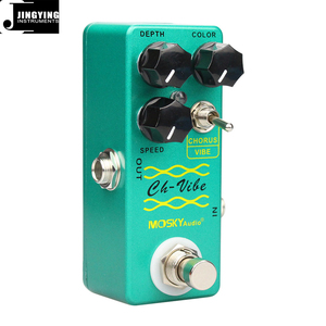 Jingying 2025 fábrica Mini pedales de guitarra serie CHORUS/VIBE Pedal de efecto de guitarra <span class=keywords><strong>el</strong></span>éctrica piezas y accesorios de guitarra - Product Image 2