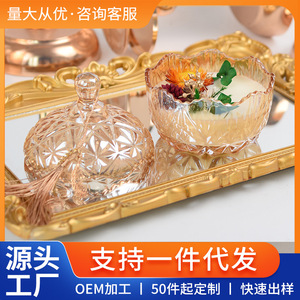 Scented <b>Candle</b> <b>Set</b> With Dried Flowers Flower Shape Soy Wax Handmade Home Decoration Wedding Gift - Product Image 5