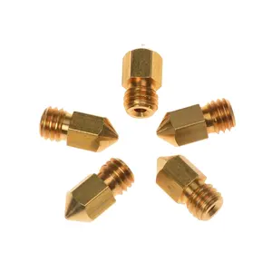 Precision Cnc Machining 3D Printer Accessories Brass Nozzle Brass CNC Turning Mechanical Parts