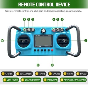 Livraison Gratuite Tondeuse Robot Télécommandée Tout-Terrain 4 Temps Homologuée CE EPA pour Jardin, Coupe-Herbe DIY, avec Lame à Neige - Product Image 4