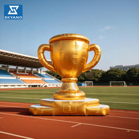 Trophée gonflable géant, trophée doré géant gonflable, peut être utilisé pour les cérémonies de remise des prix