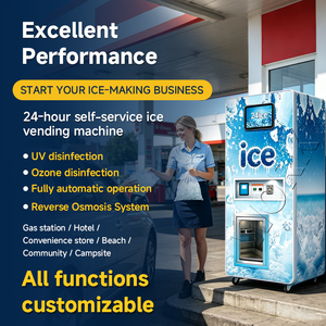Distributeur automatique de glace et d'eau de qualité commerciale 2-en-1 avec système RO à 5 étapes et scelleuse automatique - Product Image 3