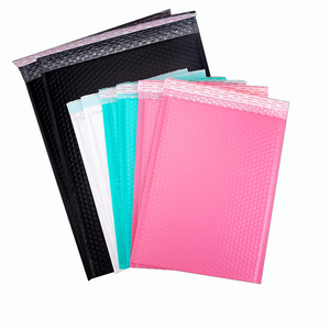 Custom Logo Printed Black Plastic <strong>Bubble</strong> Bag for Packaging Poly <strong>Mailer</strong> <strong>Bubble</strong> Envelopes Shipping Bags - Product Image 1