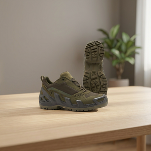 Vente en gros de bottes de randonnée tactiques vert olive pour hommes CAMOFANS, respirantes, avec semelle en caoutchouc, pour tous les terrains, chaussures d'escalade en plein air, OEM - Product Image 1