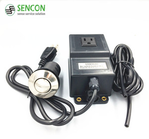Botón de interruptor de aire actuador de aire SAB para triturador de basura insinkerator acero inoxidable cepillado, cromo, ORB, <span class=keywords><strong>BN</strong></span>, PN - Product Image 5