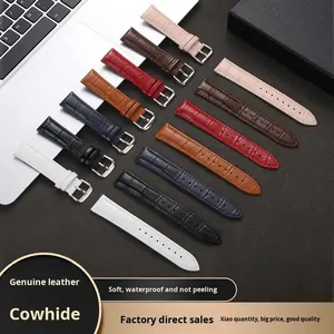 حزام ساعة من الجلد بنسيج ليونورم للبيع بالجملة للساعات الذكية والساعات التقليدية 12 *-24 * - Product Image 4