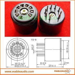 Prise de test professionnelle TS-9 à 9 broches pour tube à vide d'amplificateur, compatible avec 12AX7 ECC83 <span class=keywords><strong>EL84</strong></span> - Product Image 5
