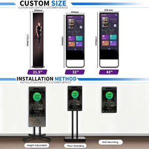 CH prix d'usine support mural au sol 32 pouces OLED écran tactile interactif WiFi connecter <span class=keywords><strong>commande</strong></span> <span class=keywords><strong>vocale</strong></span> miroir <span class=keywords><strong>de</strong></span> remise en forme magique - Product Image 4