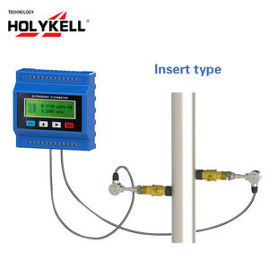 Holykell Écran LCD RS485 Modbus DN20 Pince numérique sur débitmètre d'eau à ultrasons - Product Image 6