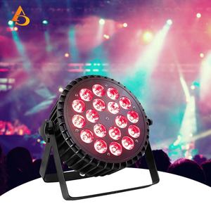 Luces LED para Escenario, 18 Piezas, 4 en 1, RGBW, 18x12w, Luz Plana para Discoteca y DJ - Product Image 1