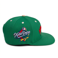 Casquette Snapback de Haute Qualité Vintage Street Sportive 6 Panneaux Réglable Unisexe Coton Broderie 3D Personnalisable Image Performance