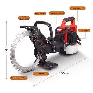 FYUN Scie murale portative haute puissance à essence deux temps pour découpe de béton et de barres d'acier en extérieur - Product Image 4