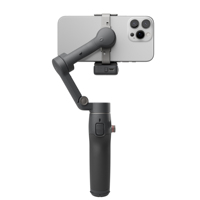 Osmo Mobile 7P Professionnel, Trépied Perche à Selfie Télescopique en Alliage d'Aluminium Pliable avec Suivi Facial et Lumière LED, Portable et Pratique