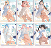 Cartes à collectionner Anime Waifu Échoes du Cœur, estampage à chaud, édition limitée, cartes d'art de personnages, vente en gros