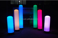Colonne lumineuse gonflable publicitaire LED RGB à changement de couleur personnalisé pour événements en extérieur
