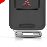 Lame de secours non coupée pour clé télécommande Volvo S40 S60 S80 XC60 V40 V70 V60, accessoires d'entrée sans clé
