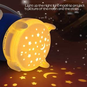 Macchina dei Sogni Proiettore di Storie Magiche Libro di Fiabe Accessorio Teatrale Luce Notturna per Bambini a Forma di Astronave - Product Image 3