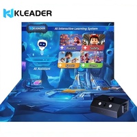 Kelas 3D memukau dengan permainan proyektor untuk sekolah pendidikan Android konsol proyeksi interaktif untuk siswa belajar