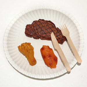 Vaisselle <span class=keywords><strong>jetable</strong></span> en papier écologique, pièces, papier de table biodégradables, assiette à sucre, assiette à aliments - Product Image 4