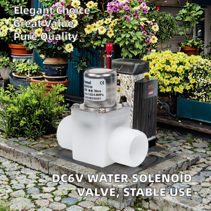 Válvula Solenoide de Agua de Diafragma de 6V CC con Rendimiento Estable y Ahorro de Energía para Sensores, Artículos Sanitarios y Riego de Jardines - Product Image 2