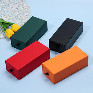 กล่องใส่แว่นกันแดดพกพาแบบพรีเมียมพิมพ์โลโก้ตามสั่ง กล่องกระดาษแข็งหลากสีรักษ์โลกสำหรับแว่นตา - Product Image 2