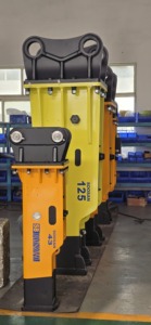 SOOSAN SB 43 Box Type <b>Hydraulic</b> <b>Breaker</b> for 6-9 Tons Mini Excavators Backhoe Loader Skid Steer Loader Engine Motor 1 Year - Product Image 2