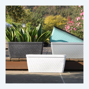 Ventes en gros de jardinières rectangulaires en <span class=keywords><strong>plastique</strong></span> pour plantes et légumes de style moderne et coloré (FW-11-4) - Product Image 1