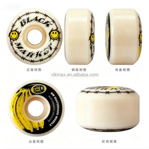 BM 52MM 101A PU Skateboard Wheels High Rebound Anti-Slip Street Wheels OEM Custom Logo - Product Image 5