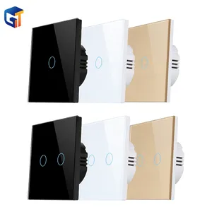 G-tech cộng với tuya Google Alexa HomeKit kiểm soát 1 2 3 băng đảng 110V 220V wifi thông minh chuyển đổi quyền lực cho nhà