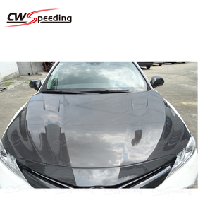 CWS STYLE CARBON FIBER <strong>ENGINE</strong> HOOD BONNET for 2018 -2023 TOYOTA CAMRY 8TH XV70 BODY KIT - Product Image 6