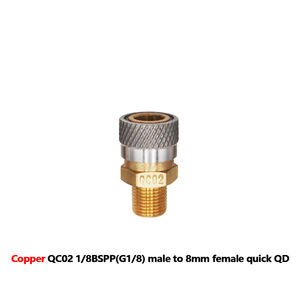 HPA Gás Foster Quick Disconnect Adapter 8mm Acoplador NPT BSP G1/8 ''Blind Plug Adaptador Feminino Masculino para Ar para <span class=keywords><strong>Paintball</strong></span> - Product Image 3