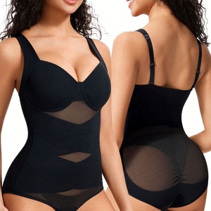 Wholesale Seamless High Waisted Bbl <strong>Shapewear</strong> Jumpsuit Flat Tummy Body Suit Shaper <strong>Hip</strong> Pads <strong>Enhancer</strong> <strong>Shapewear</strong> for Women - Product Image 1