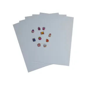 펜던트/비즈에 대한 반투명 흰색 잉크젯 인쇄 수축 용지 크리 에이 티브 플라스틱 열 수축 필름